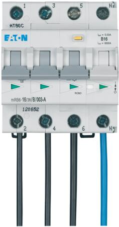 Eaton Kombiafbr. 16A 30Ma B 3P+N 4M