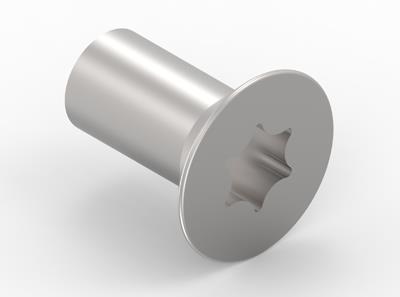 Cubic Skrue, Undersænket, Torx