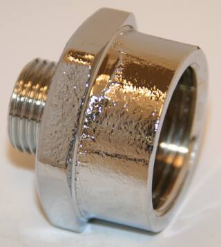 Solar Plus Spidsmuffe Ms Krom 1/2X3/8