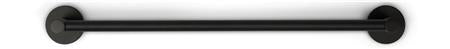 Blue Label Enkelt Håndklædestang 60 Cm Sort