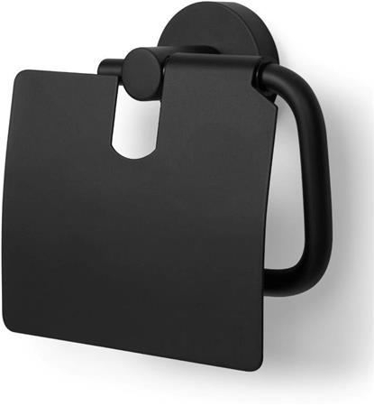 Blue Label Toiletrulleholder M/Låg Sort