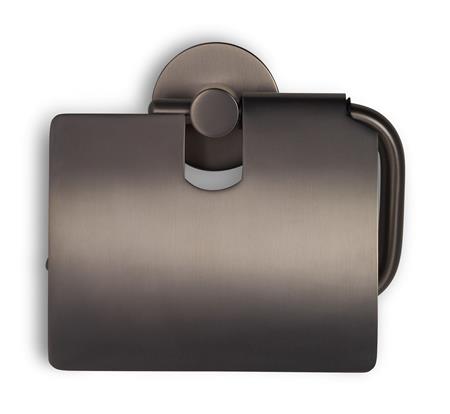 Blue Label Toiletrulleholder M/Låg Gun Metal