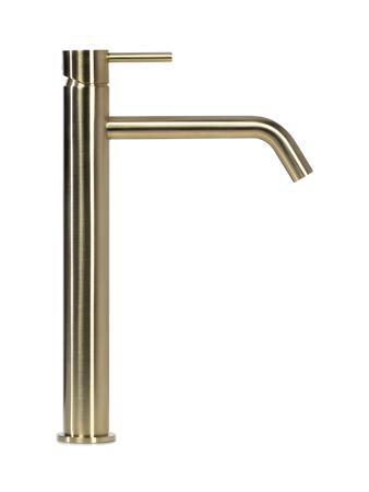 Blue Label Håndvaskarmatur Børstet Guld Høj Model