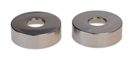 Blue Label Rosette 74Mm Sæt 2Stk Børstet Nikkel