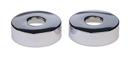 Blue Label Rosette 74Mm Sæt 2Stk Krom