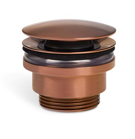 Blue Label Pop Up Bundventil Børstet Bronze 1 1/4"