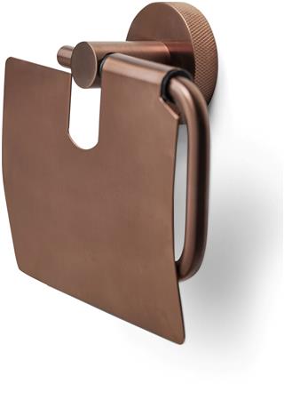 Blue Label Toiletrulleholder M/Låg Børstet Bronze