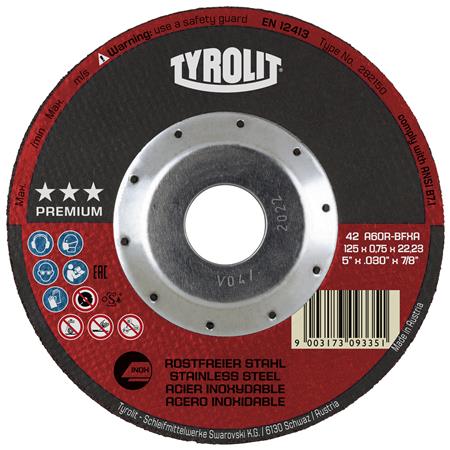 Tyrolit Premium Skæreskive Forsat 125X0,75X22,23 - 25 Stk.