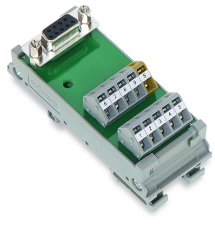 Wago 9 Pol Sub-D Konverter Til Klemmer