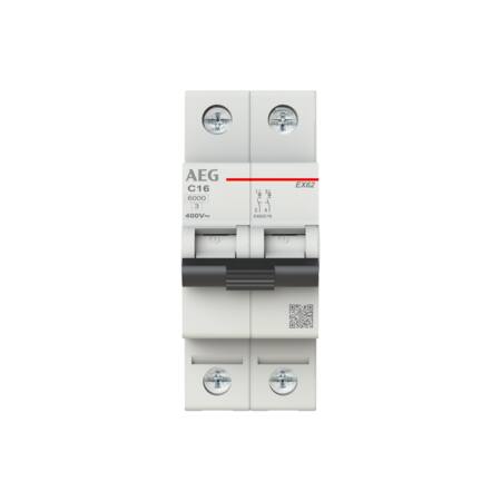 Abb Automatsikring C16A 2P 6Ka 2M