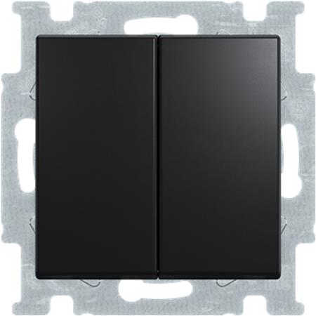 Abb B55 Dobb. Korr. Afbryder, Mat Sort - 10 Stk.