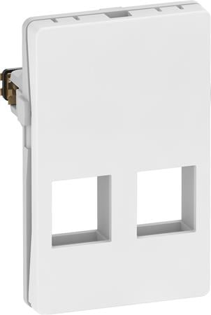 Lauritz Knudsen Udtag Fuga T3 2X Keystone (S) 1,5M Hvid