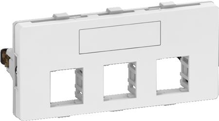 Lauritz Knudsen Udtag Fuga 3X Actassi 2M Hvid