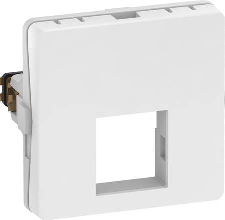 Lauritz Knudsen Udtag Fuga T1 1X Systimax, 1M Hvid