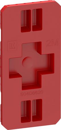 Lauritz Knudsen Låg For Fuga Imd + Isd 2M Rød