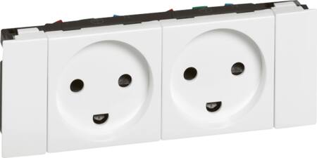 Legrand Stikkontakt Dansk Standard 2P+J Dobbelt