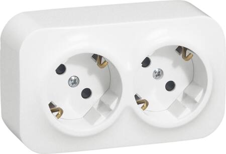 Legrand Forix Stikkontakt Schuko 2 X 2P+J 16A Hv