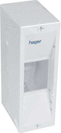Hager Afdækning 1R 2M Ip30 U.Pe Kl