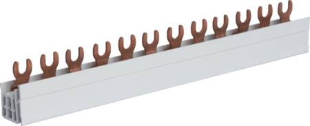 Hager Sløjfeskinne 3P 80A Gaff 16Mm