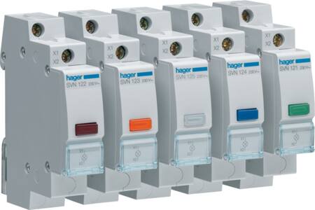 Hager Signallampe 230V Led Rød