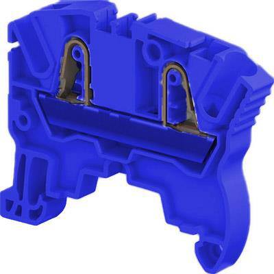 Te Connectivity Gennemgangsklemme Fjeder 6Mm² Blå