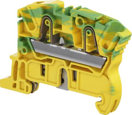 Te Connectivity Jordklemme Fjeder 4Mm² Pe Gul/Grøn