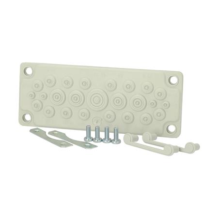 Fibox Membran Flange Sæt Fmf 25, 216 X 84 Mm