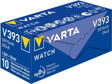 Varta Batteri V393 Sr48 1,55V 75Mah - 10 Stk.