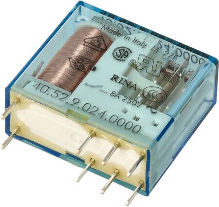 Finder Printrelæ 8A 2C/O 24Vdc