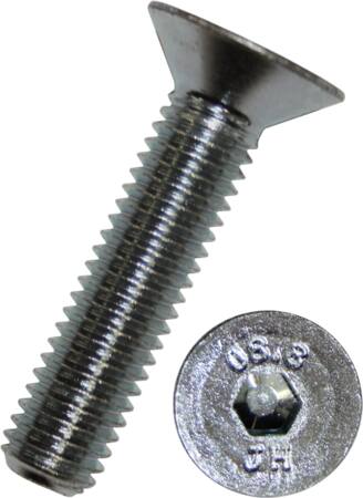 Dresselhaus Bolt 5X12Mm Uh Ind.6Kt 3Mm Din7991 Elf - 100 Stk.