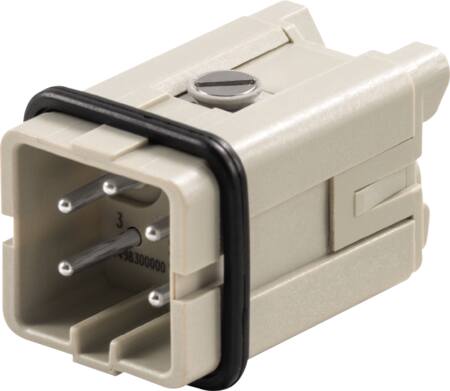 Weidmüller Han-Indsats 4Pol+J F.Skrue-Ben