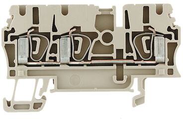 Weidmüller Gennnemgangsklem. Zdu2,5/3An