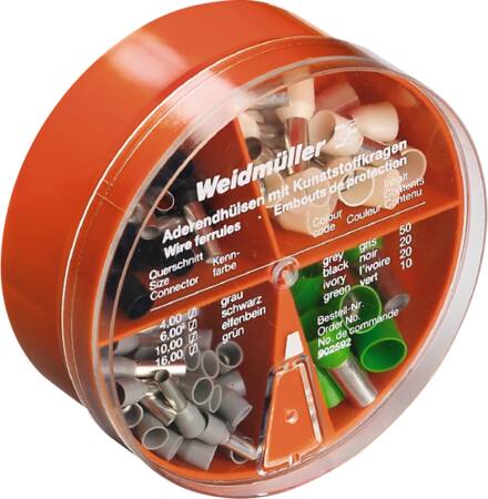 Weidmüller Terminalrørsbox 4,0-16,0 We Farvekode