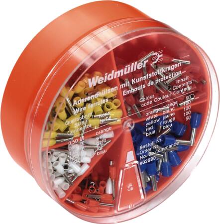 Weidmüller Terminalrørsbox 0,50-2,5 We Farvekode