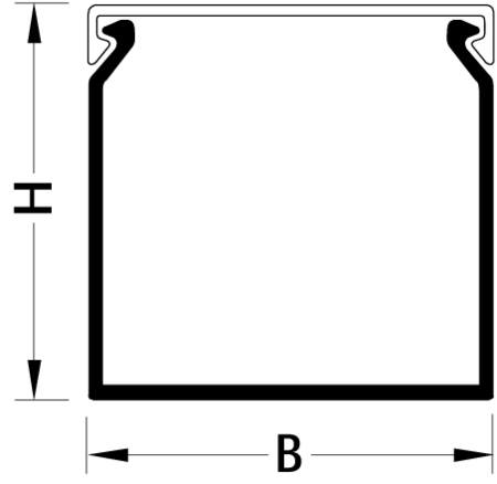 Hager Ledningskanal Dng 37 X 20 - 2 Meter