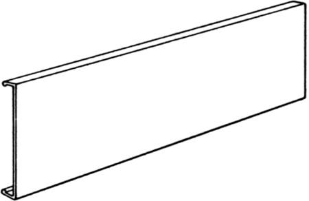 Hager Kanallåg F/Fb60110 Perlehvid - 2 Meter