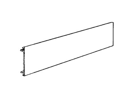 Hager Kanallåg F/Bra70172 Alu - 2 Meter