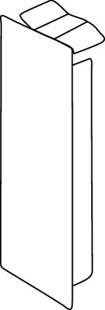 Hager Endestykke F/Lf15015 Ph