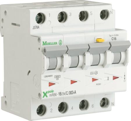 Eaton Kombiafbr. 20A 30Ma C 3P+N 4M