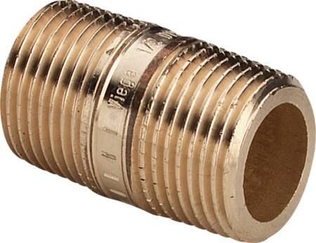 Viega Rødgods Nippelrør 1/2X80