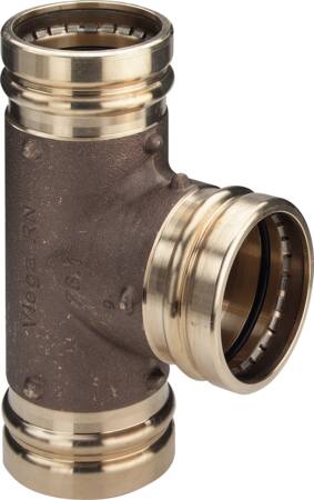 Viega Sanpress T-Stykke Mf/Mf 76,1