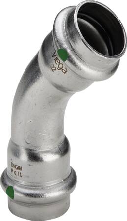 Viega Sanpress Inox Bøjn Mf/Mf 45Gr 22