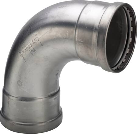Viega Sanpress Inox Bøjn Mf/Mf 90Gr 76,1