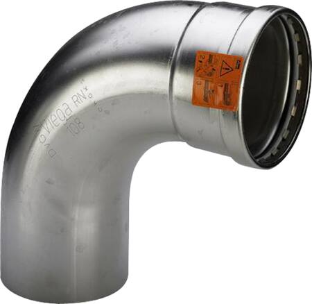 Viega Sanpress Inox Bøjn Mf/Np 90Gr 76,1