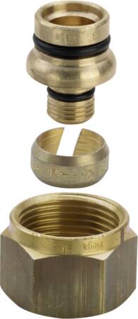 Viega Rødgods Forskruning 3/4" X 15 X 2,5 Mm