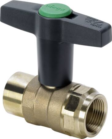 Viega Easytop Kugleventil Rødgods 11/4"