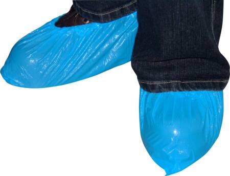 Otto Schachner Overtrækssko Pe Blå 1Pk=100Stk