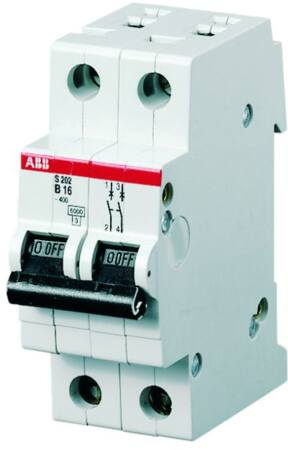 Abb Automatsikring C10A 2P 6Ka 2M