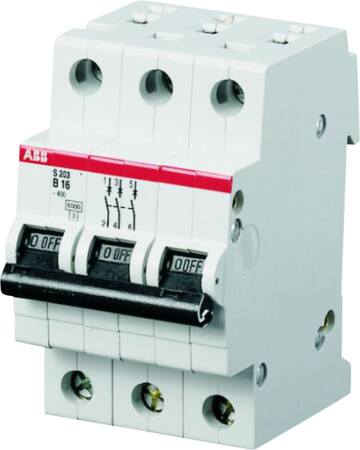 Abb Automatsikring C10A 3P 6Ka 3M