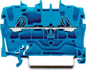 Wago Gennemgangskl 2,5Mm2 2L Blå